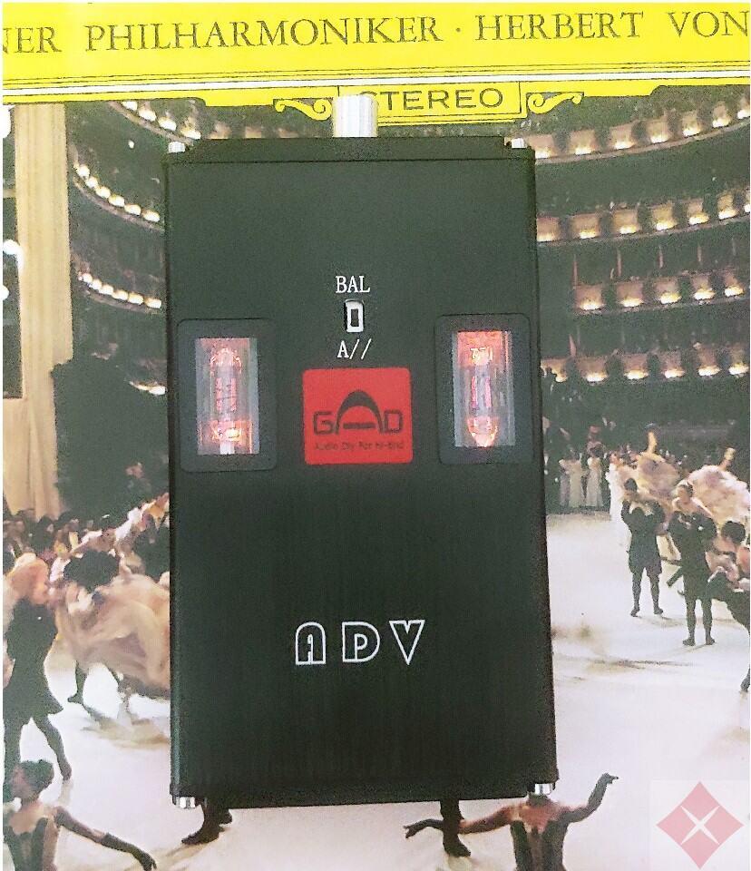 Lingyun ADV Fully Balanced Three-Mode Portable Electronic Tube Class a Headphone Amplifier Hd650 Hd600 K701