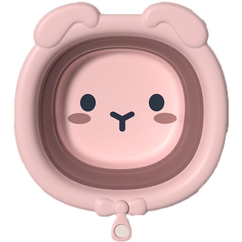 Baby Folding Washbasin 3-Piece Set Baby Washbasin Children 'S Butt-Washing Three-Piece Set Newborn Small Basin