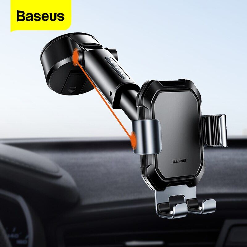 Baseus Gravity Car mobile phone holder + Suction Cup Adjustable Universal Holder For Phone In Car Mobile Mobile Smartphone Support