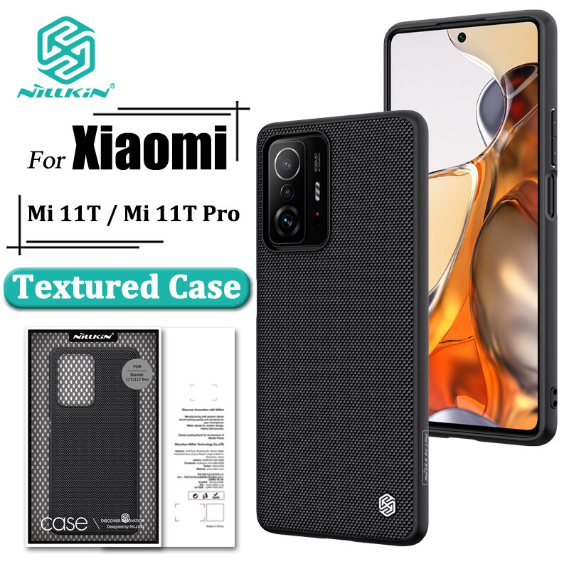 Nillkin Luxury Matte Textured Case for Xiaomi Mi 11T / Mi 11T Pro Phone Cases Anti - Pollution TPU + PC Shockproof Durable Non-slip Back Cover