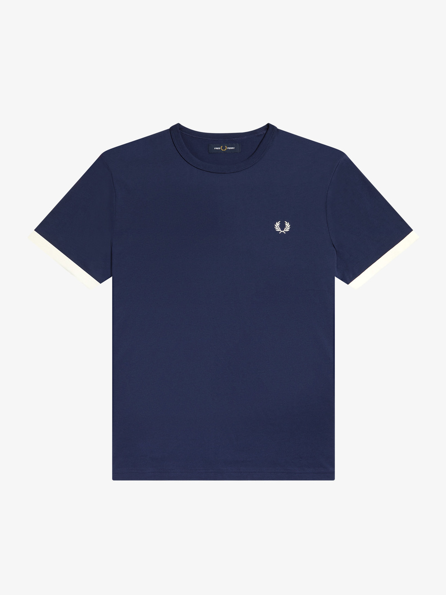 Fred Perry M3519 Ringer T-Shirt (French Navy)
