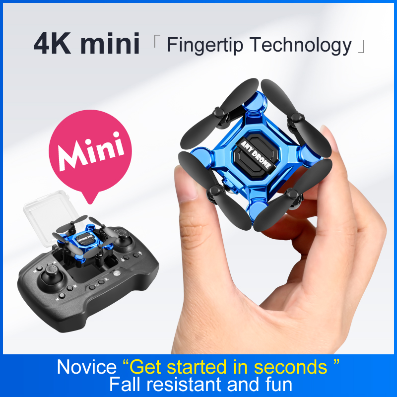 Tongjia Original Official 802 Mini Drone, Hand Operated and Remote Control Nano Quadcopter for Boys Girls Kids , with  Batteries, Throw To Go, Flips, Obstacle Avoidance, Circle Flying, Altitude Hold, 