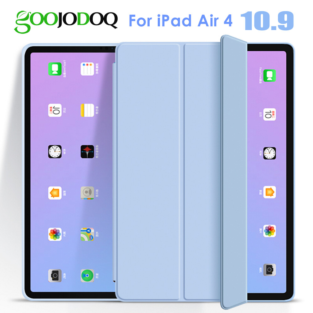 GOOJODOQ Case For iPad Air 4 10.9 Case Cover Capa Support Wireless Charging